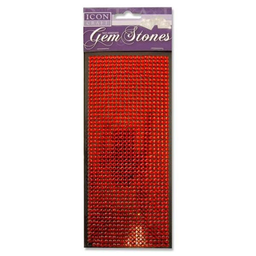Picture of ICON CRAFT GEM STONES RED - 1000 PIECES